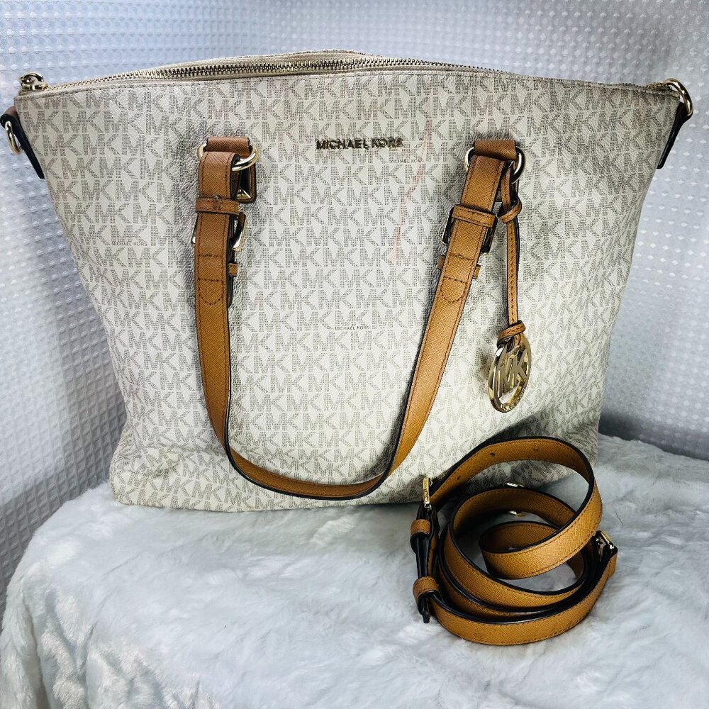 Michael Kors Jet Set Travel Shoulder Tote Bag Large
